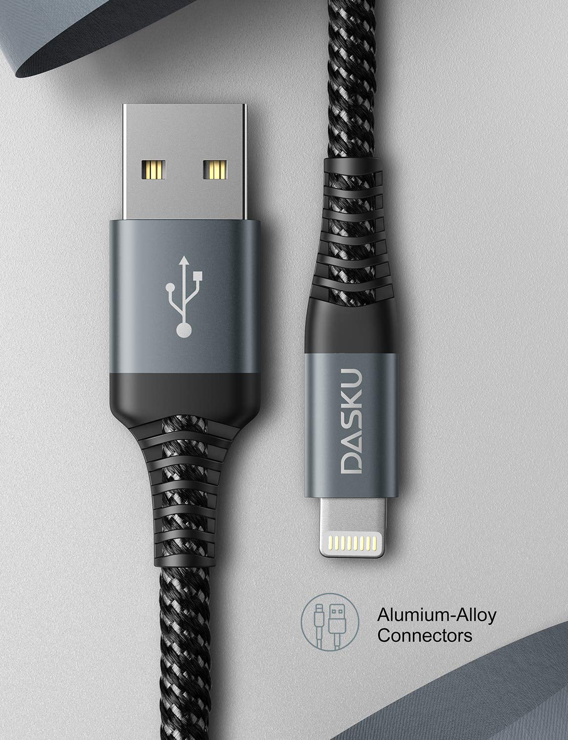 Ultimate 10 Ft MFi Certified Lightning Charger Cable 3-Pack - Durable Braided USB for iPhone 14, 13, 12, 11 Pro Max & More!